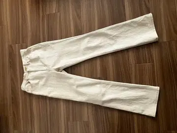 beautiful people 화이트 스트레이트 팬츠