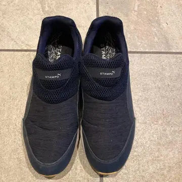 STAMPD 네이비 슬립온 스니커즈