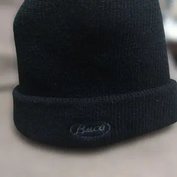 BUCO 부코 니트 모자 블랙