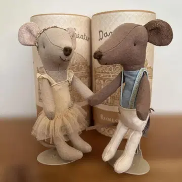 Maileg 메이 발레 댄서 오빠 & 언니 마우스