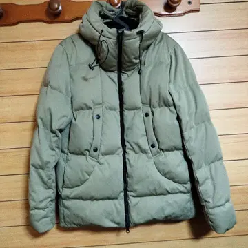 nano UNIVERSE 후드 부착 다운 자켓 XL 베이지