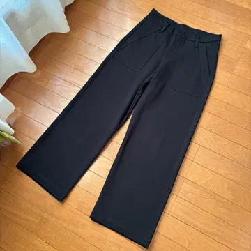 에스파스 데 칼마 QVC 속기모 와이드 팬츠 새상품