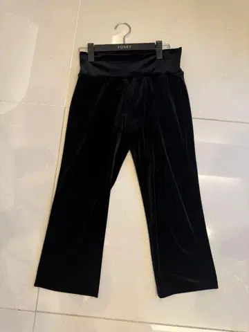 Daisy Lin 벨벳 팬츠 블랙 38