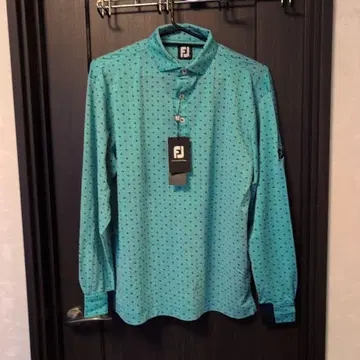 FootJoy 에메랄드 긴팔 피케 셔츠 L