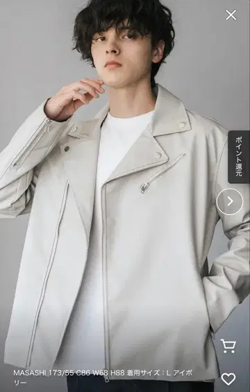 미사용 새상품 Rocky Monroe 록키 먼로 라이더 자켓