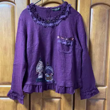 non non dori 퍼플 긴팔 상의