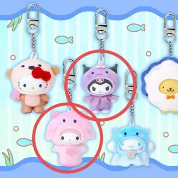 산리오 캐릭터즈 시크릿 키링 미즈노 이키모노 마이멜로디 쿠로미