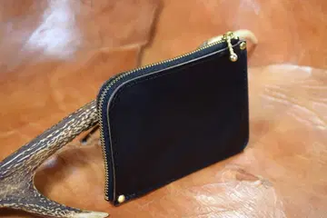 Horween사 크롬엑셀 컴팩트 지갑 블랙 차심