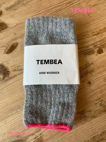 [ 미사용 새상품 ] TEMBEA 암워머 그레이/핑크