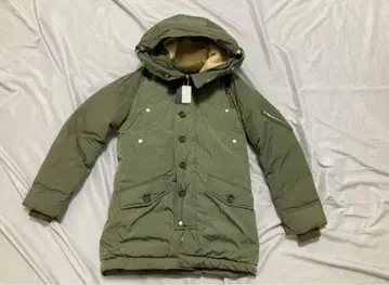 아바하우스 자켓 블루종 보아 다운 페더 밀리터리 코트