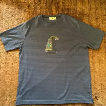 Crocodile 세일링 디자인 T셔츠 2L