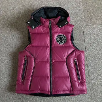 ANGEL GARBAUSUS 후드 부착 다운 베스트