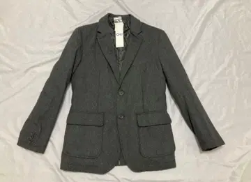 지유 GU 테일러드 자켓 트위드 울 충전솜 솜