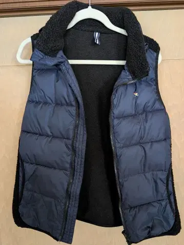 아놀드 파머 네이비 다운 베스트 플리스 안감