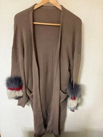 GRACE CONTINENTAL 퍼 가디건