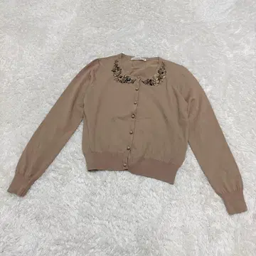 M-PREMIER black 엠프리미어 블랙 가디건 꽃무늬