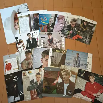 SnowMan 이와모토 히카루 달력 20장+모에카레는 오렌지 컬러 세트