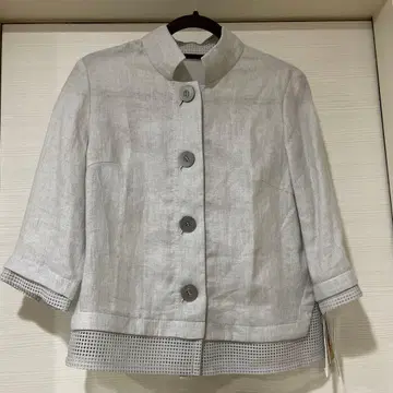 [ 새상품 미사용 ] 아라비아 카멜 마 혼방 자켓풍 상의 L 7부 소매