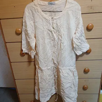 THEORIA 3L 아이보리 원피스