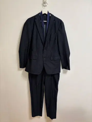 COMME CA ISM 다크 블루 수트