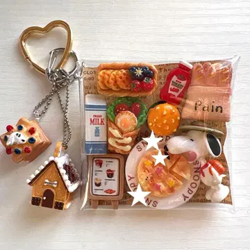 가챠 파우치 PEANUTS 모닝 세트