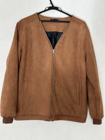 새상품급 Ciaopanic 차오패닉 페이크 스웨이드 노카라 블루종