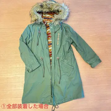 티티카카 3WAY 모즈 코트 플리스 자켓 여성용 M