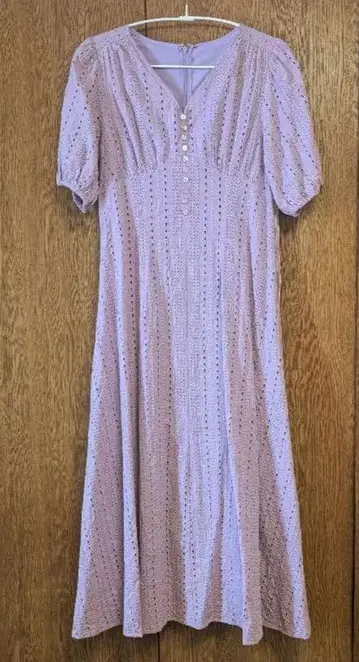 TONAL 코튼 레이스 프론트 버튼 원피스 [ M 사이즈 ]