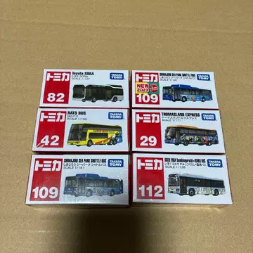 토미카 미니카 세트 버스 6대 세트 증정품 포함 새상품 슈링크