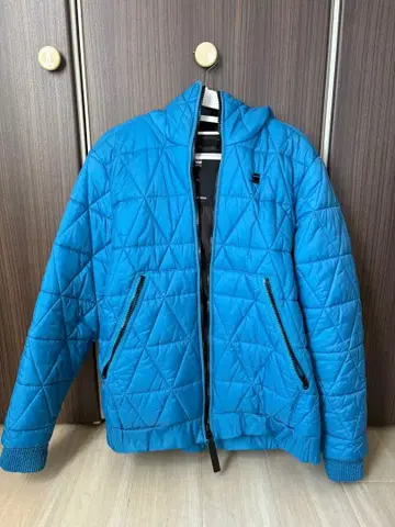 G-STAR RAW 퀼팅 다운 자켓 XL 파랑