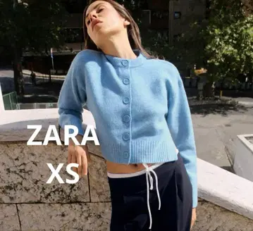 ZARA 자라 가디건 블루