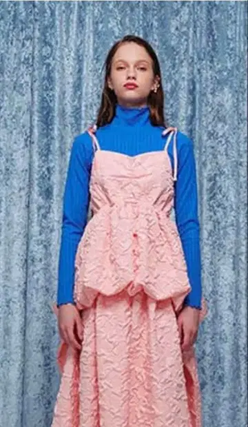 poppy 네이비 체크 상의