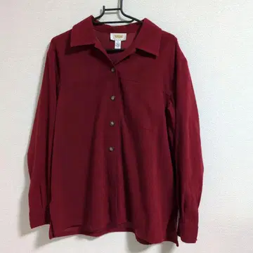 Talbots 빨간색 긴팔 셔츠 사이즈 5
