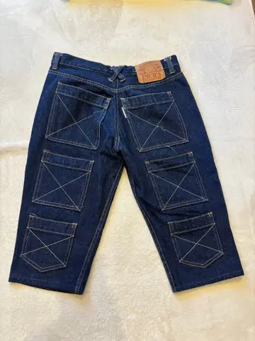 20471120 6 포켓 데님 하프 기장