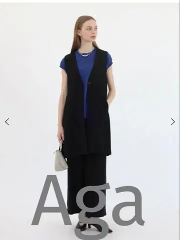 Aga 야마다야 롱 슬릿 베스트