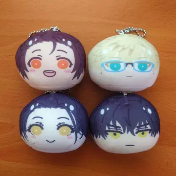 메달리스트 오만쥬 니기니기 마스코트 4종 세트