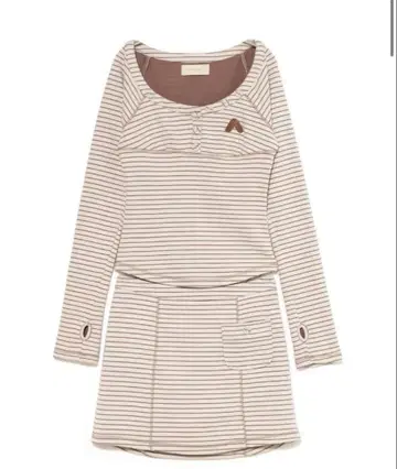 andmary 테일러 폴로 세트 업 베이지