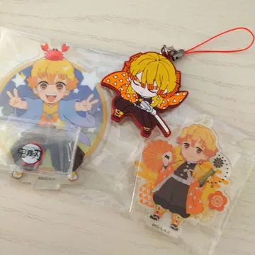 귀멸의 칼날 아가츠마 젠이츠 키링 아크릴 스탠드 세트 묶음 판매