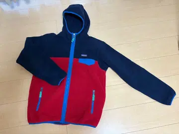 patagonia Synchilla 플리스 자켓 S 네이비/레드