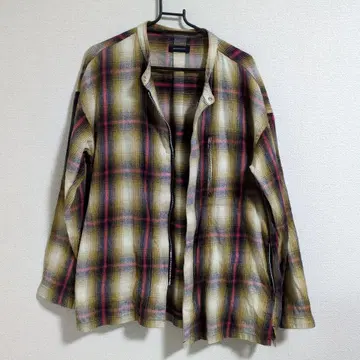 아메리칸 러그 씨 체크 무늬 긴팔 셔츠 코튼 혼방