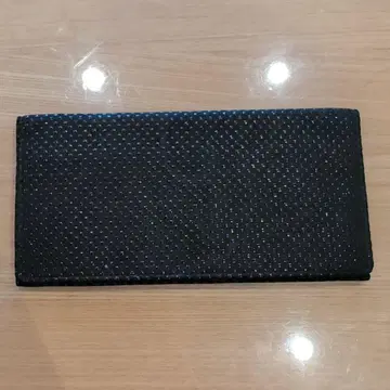 인덴야 블랙 합성 피혁 장지갑