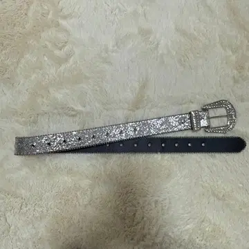 블링블링 벨트 스톤 포함 벨트 실버