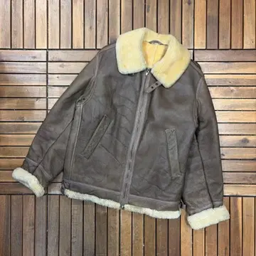 80s Knight Tailors Ltd 무스탕 자켓 양가죽