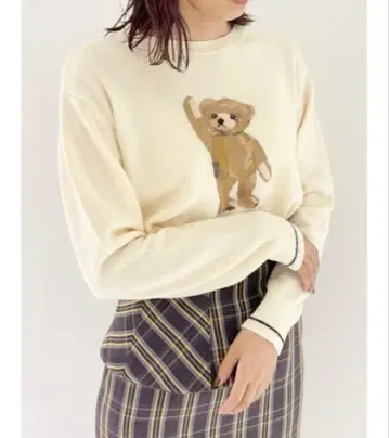 릴리 브라운 Lily Bear 니트 풀오버 곰 니트