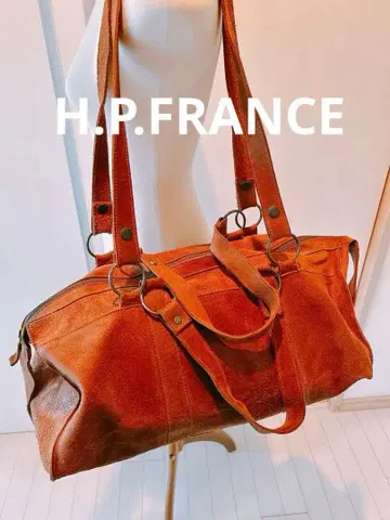 collection Privee? 이탈리아 가죽 보스턴 백 브라운