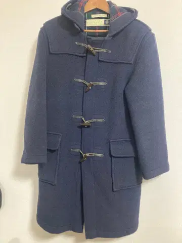 GLOVERALL 네이비 더플 코트