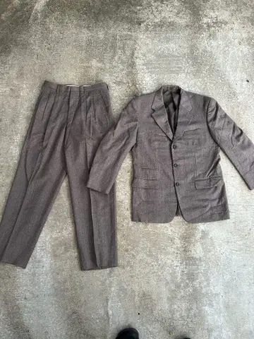 [새상품급] 빈티지 수트 성인식 베이지 싱글 자켓 vintage