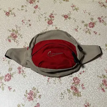 NIKE 나이키 웨스트 파우치 레드 베이지 90s 00s 은색 택