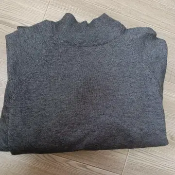 그레이 긴팔 원피스 하이넥 편하게 입을 수 있어 육아맘에게도 새상품