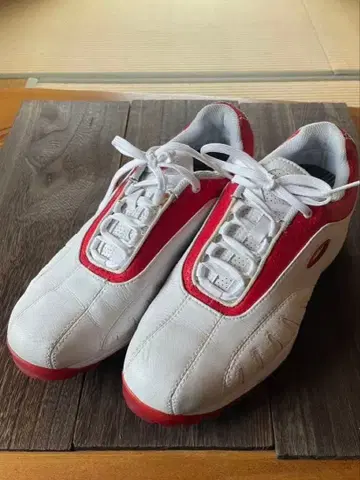 오클리 골프화 화이트/레드